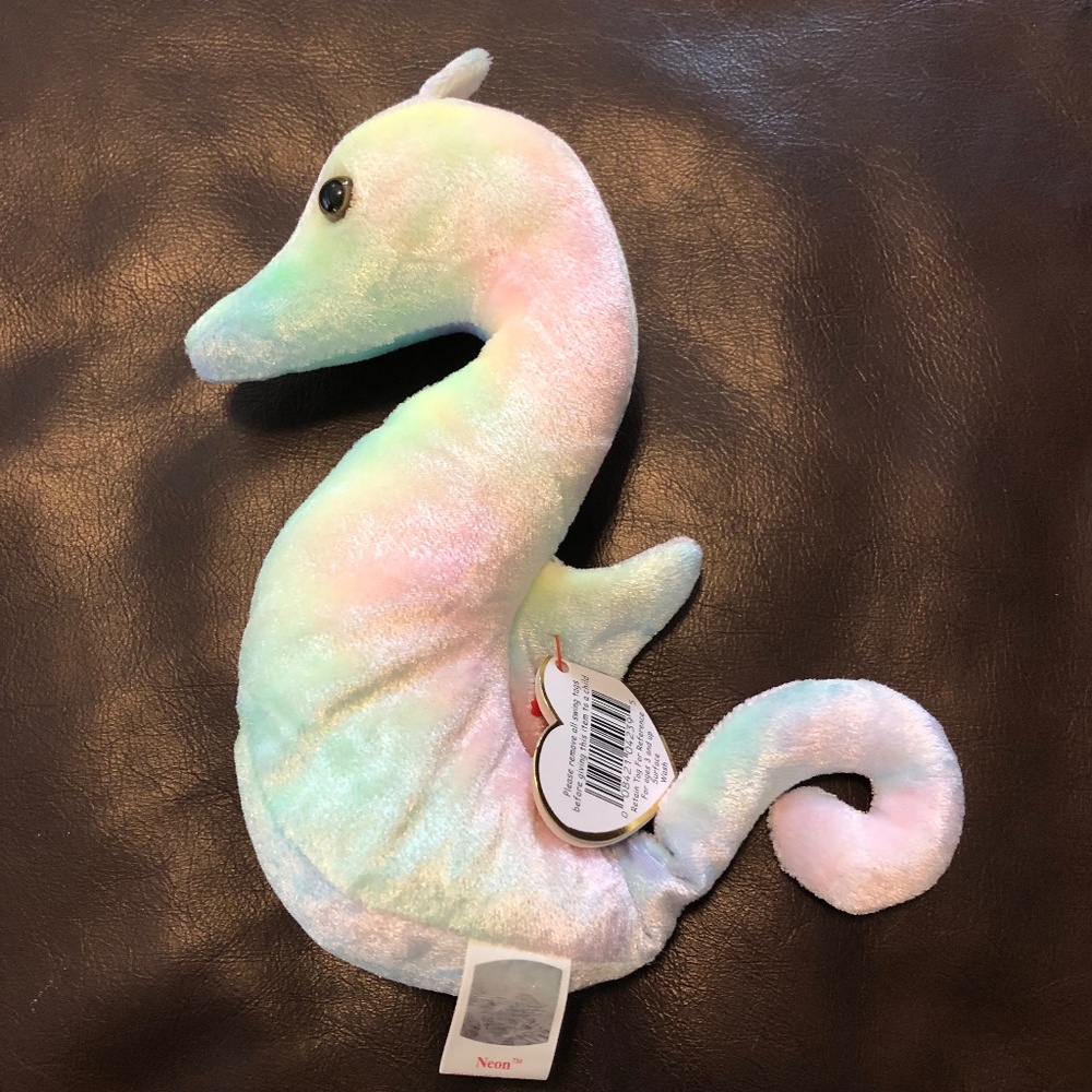 Vintage TY Beanie Baby- Neon